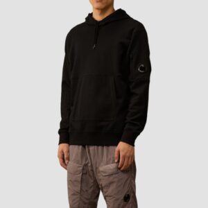 C.P. COMPANY Czarna bluza męska Sweat Hooded