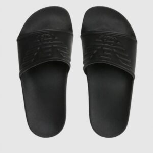 EMPORIO ARMANI Klapki czarne z logo
