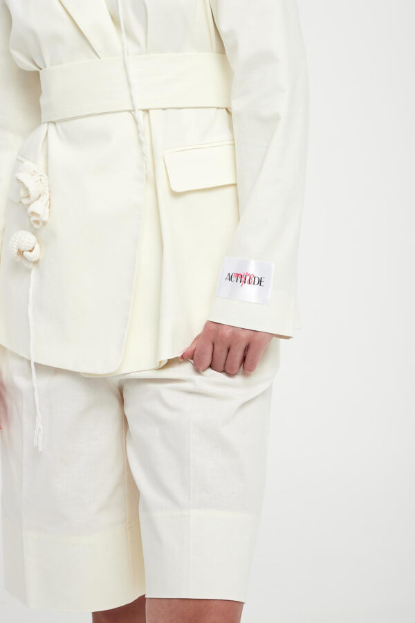 Marynarka damska z lnem TWINSET ACTITUDE