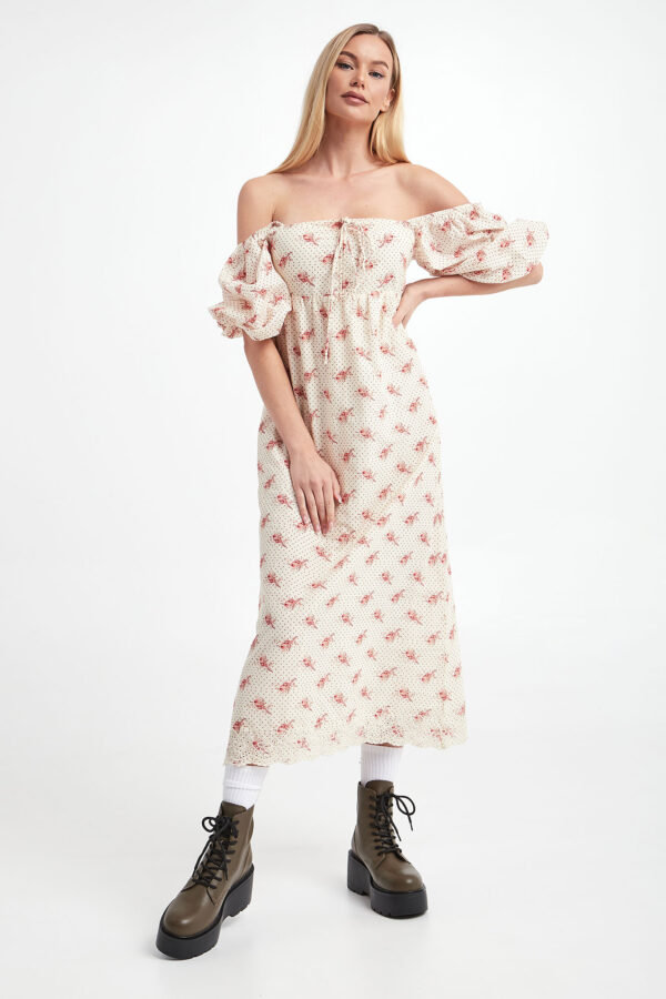 Sukienka w kwiaty NOTES DU NORD