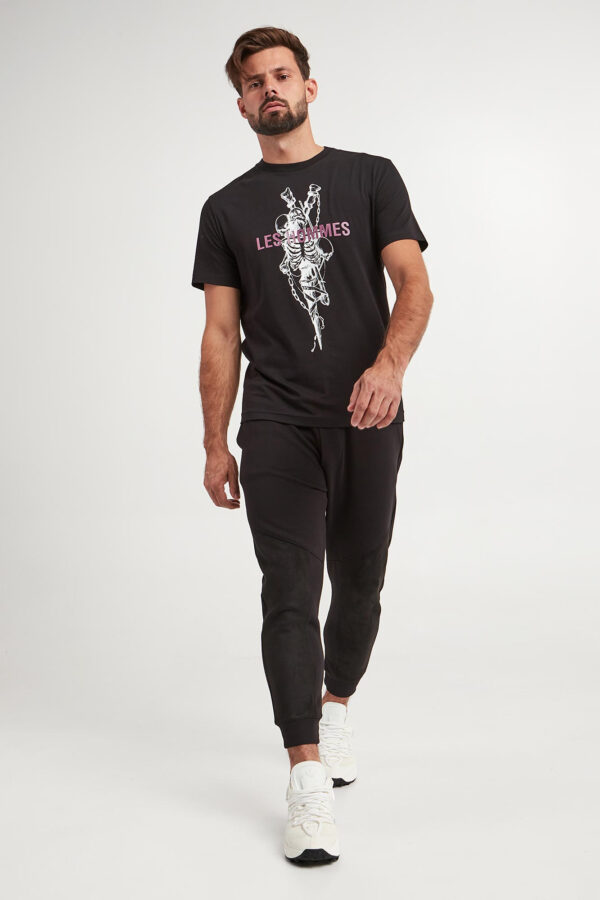 T-shirt męski z logo LES HOMME