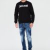 JUST CAVALLI Czarna męska bluza R Logo