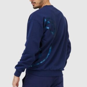 MOSCHINO Granatowa bluza męska z misiem