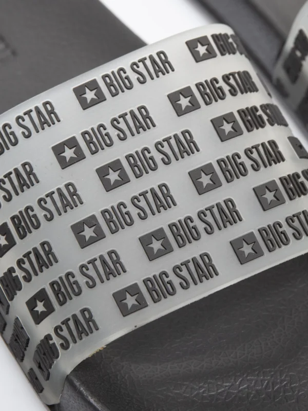 Klapki damskie plażowe czarne RR274A501 906