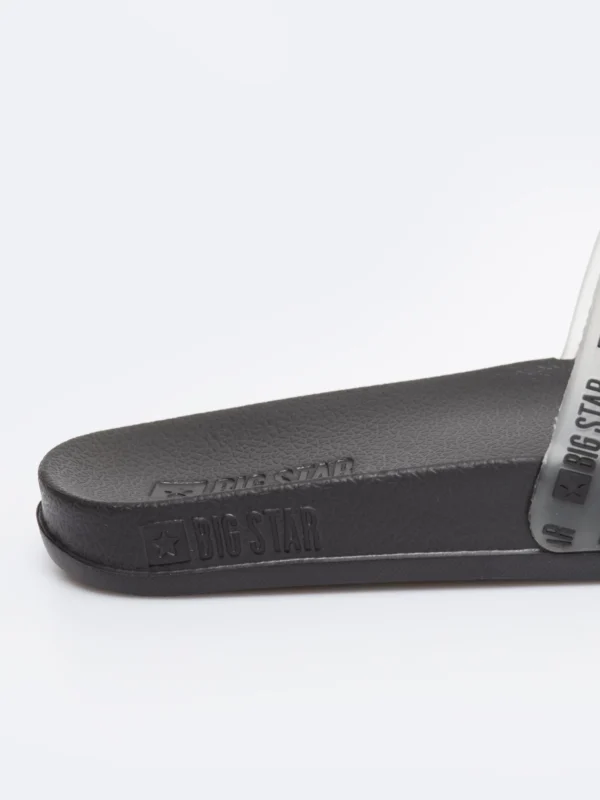 Klapki damskie plażowe czarne RR274A501 906