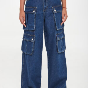 Jeansy damskie cargo LIU JO