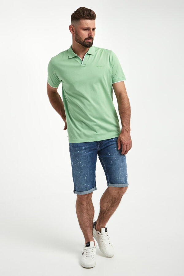 Polo męskie z logo KARL LAGERFELD