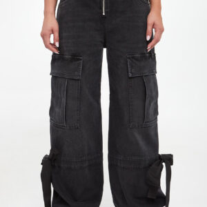 Jeansy damskie cargo VERSACE JEANS COUTURE