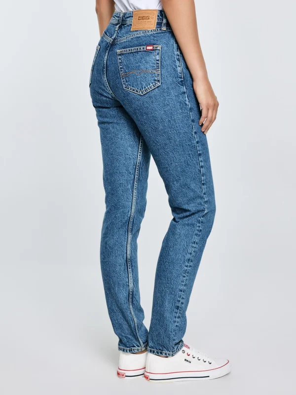 Jeansy damskie z kolekcji Authentic niebieskie Authentic 400