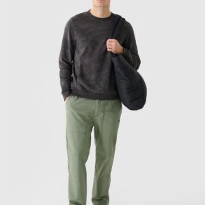 4F Bluza dresowa nierozpinana bez kaptura męska - szara