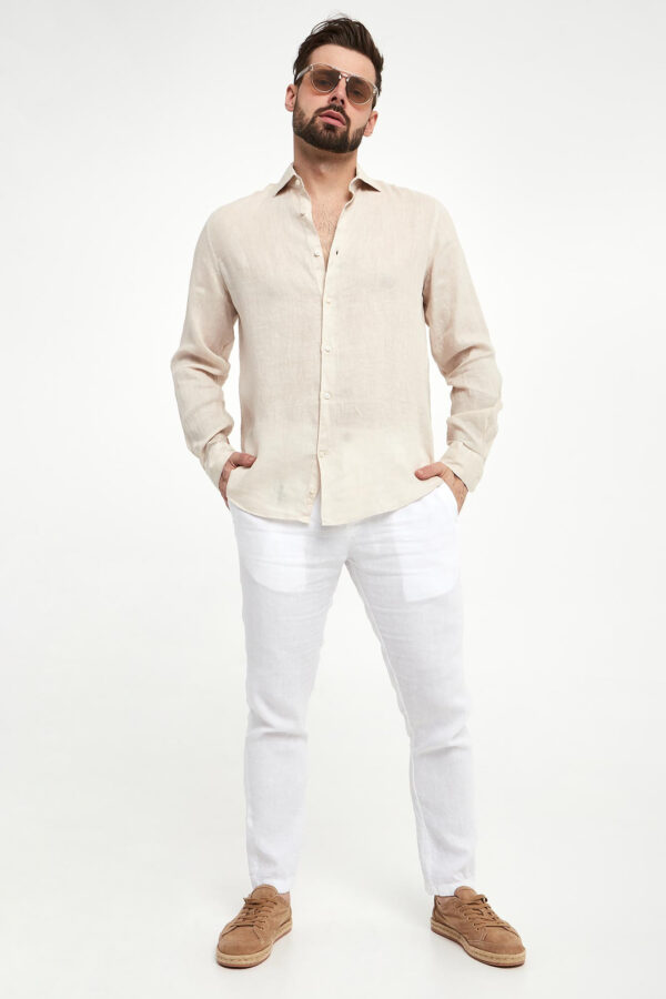 Koszula męska lniana PAUL&SHARK