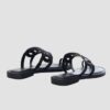 MICHAEL KORS Czarne klapki Alma Flat Sandal
