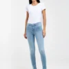 Jeansy damskie skinny jasnoniebieskie Adela 105