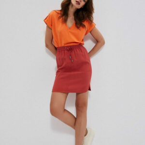 d8f6aaed7dc6b9e011b8f3fb9bc4870294ab9837 Spódnica z wiskozy z kieszeniami