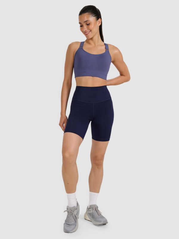 4F Biustonosz treningowy z wysokim wsparciem - granatowy