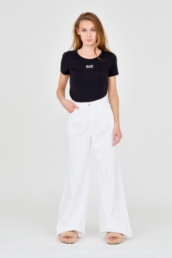 7 FOR ALL MANKIND Białe jeansy damskie Zoey