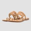 d98c37aba592b1c1d5063346afaf5b9b9925c2d3 MICHAEL KORS Brązowe klapki Alma Flat Sandal