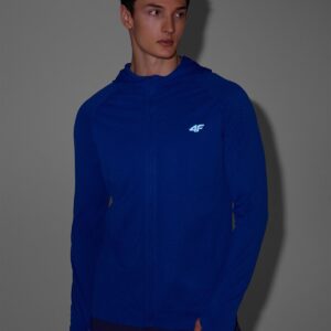 4F Bluza do biegania w terenie szybkoschnąca męska - niebieska