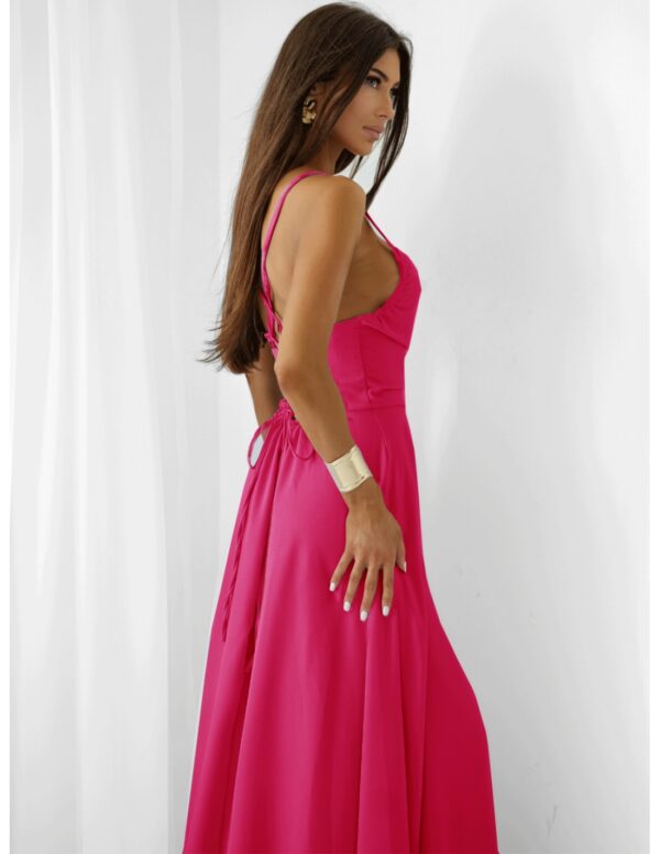 dc95f27f3b9ab0a911d253c32788e651b429d8a0 Sukienka maxi na ramiączkach LYANNE - fuksjowa