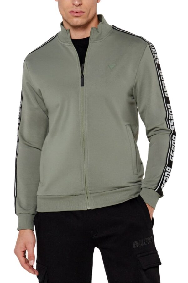 GUESS Zielona męska bluza New Arlo