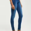 debcbce0cb88a8d23043618ac1def1bcb7989bd8 Jeansy damskie super skinny niebieskie Destiny 358