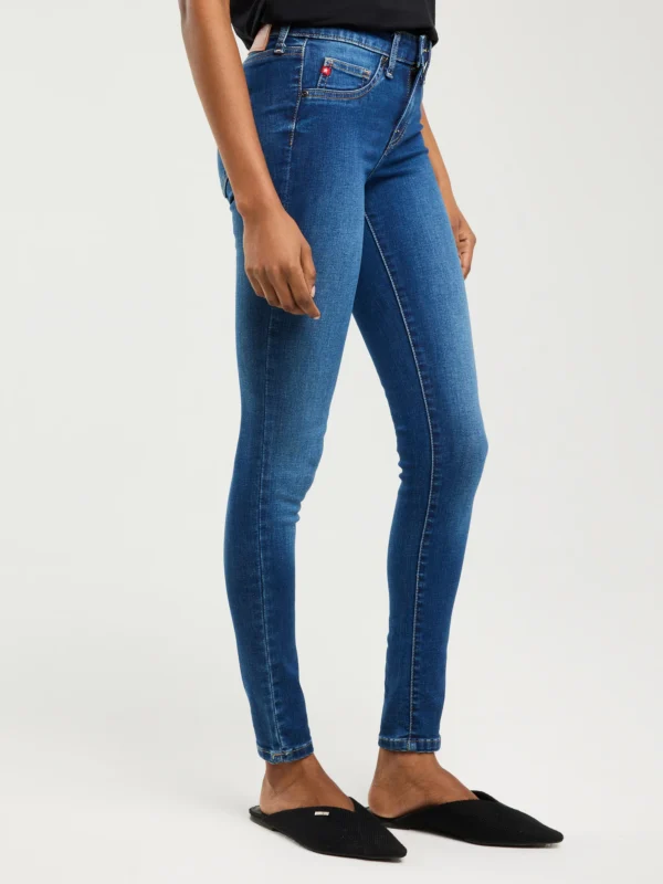 debcbce0cb88a8d23043618ac1def1bcb7989bd8 Jeansy damskie super skinny niebieskie Destiny 358