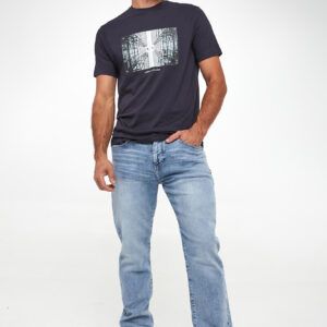 T-shirt męski z logo ARMANI EXCHANGE