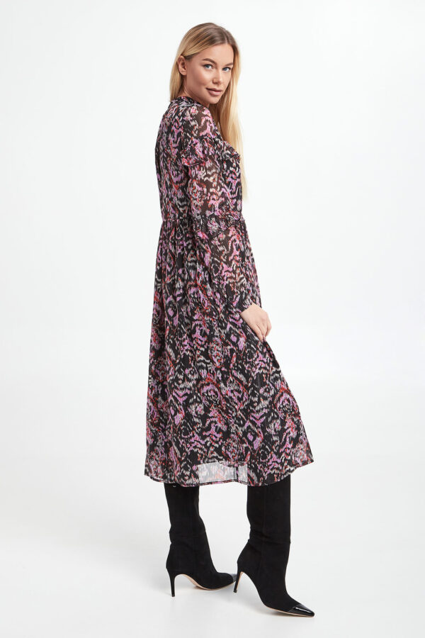 Sukienka ze wzorem NOTES DU NORD