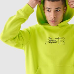 4F Bluza dresowa nierozpinana z kapturem męska - zielona