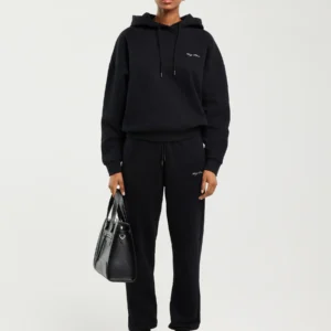 Bluza damska z kapturem czarna Megan 906/ Foxie 906