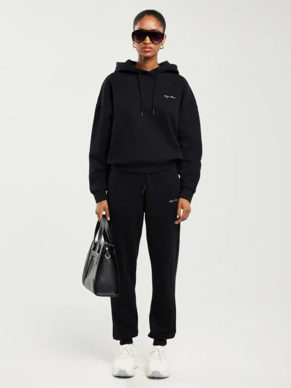 e2d7322093e213e28906d76a932d3453d245cc25 Bluza damska z kapturem czarna Megan 906/ Foxie 906