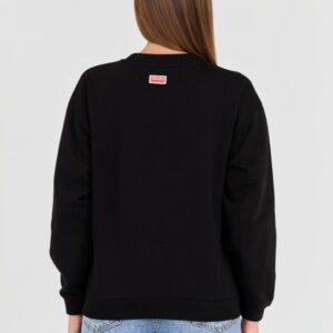 KENZO Czarna damska bluza VARSITY JUNGLE' ELEPHANT EMBRO