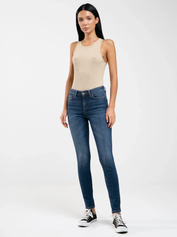 Jeansy damskie skinny granatowe Adela 512