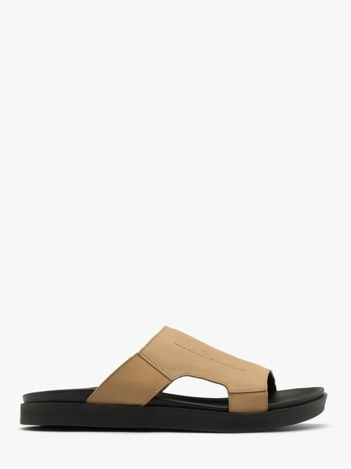 Beżowe klapki męskie