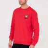 MOSCHINO Czerwona męska bluza
