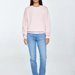 Bluza damska z haftem pudrowy róż Ellsa 600