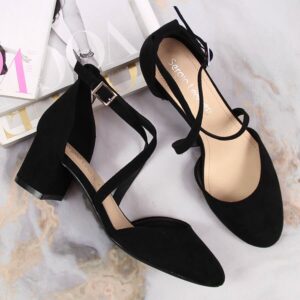 Sandały damskie z paseczkami czarne Sergio Leone SK824