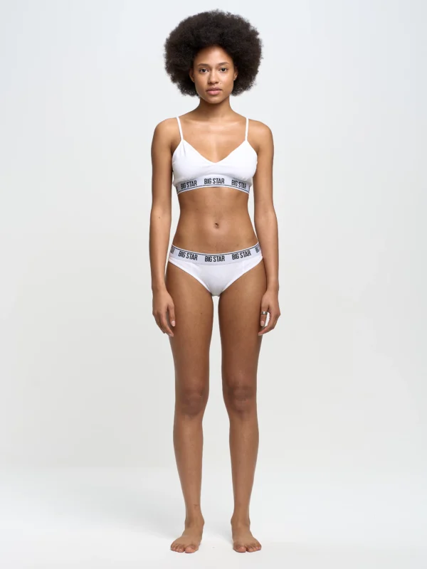 Biustonosz damski bawełniany biały Ardelia 101