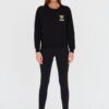 MOSCHINO Czarna damska bluza z misiem