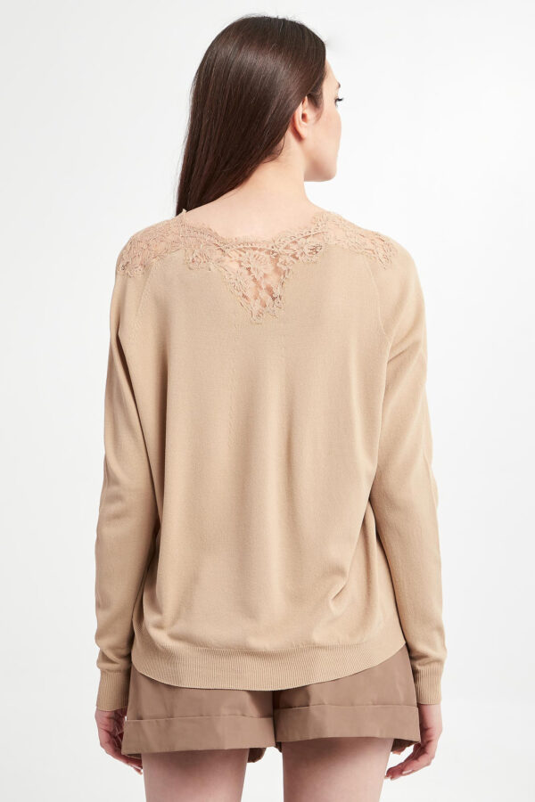 Sweter damski z koronką ERMANNO FIRENZE