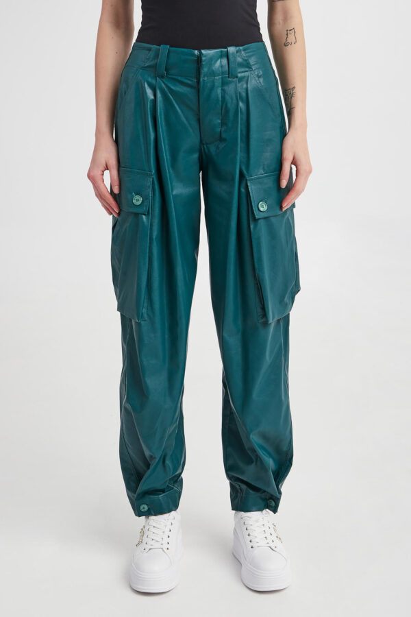 Spodnie damskie z ekoskóry ERMANNO FIRENZE