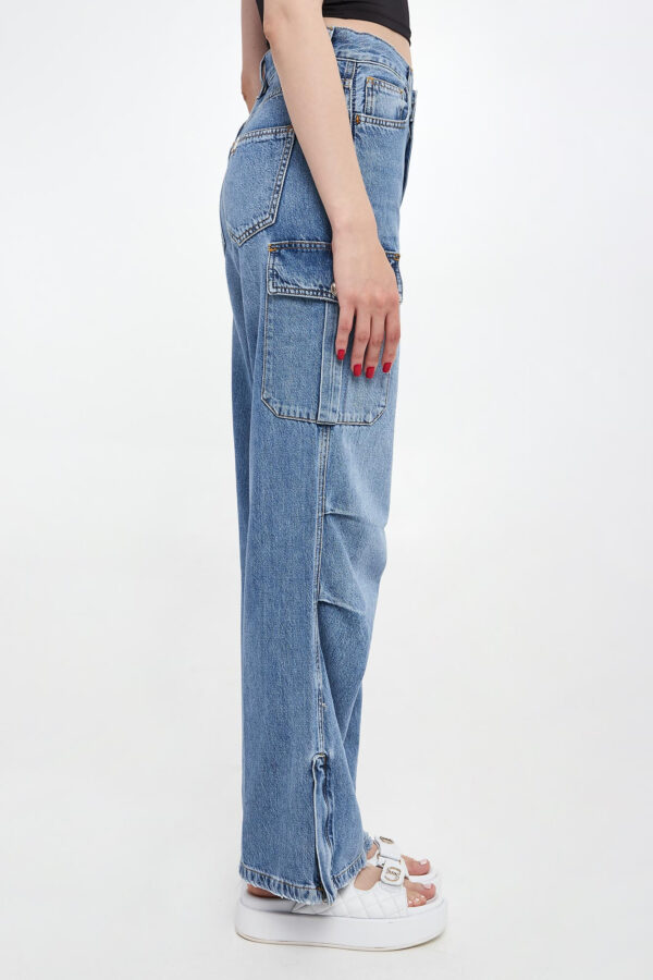 Jeansy damskie cargo LIU JO