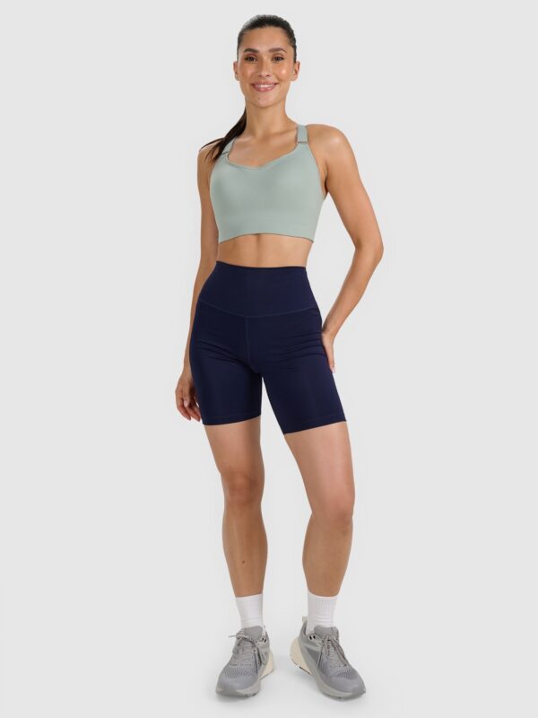 4F Biustonosz treningowy z wysokim wsparciem - zielony