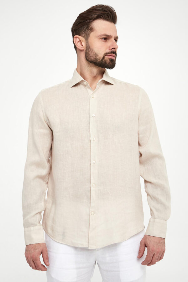 Koszula męska lniana PAUL&SHARK