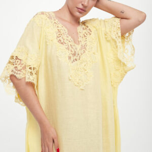 Sukienka lniana ERMANNO SCERVINO LIFE