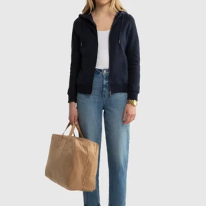 Bluza damska z kapturem granatowa Laurisana 403