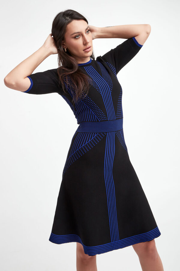 Sukienka dzianinowa KARL LAGERFELD