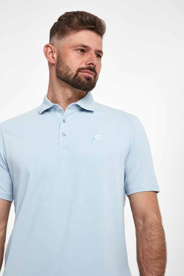 Polo męskie z logo KARL LAGERFELD