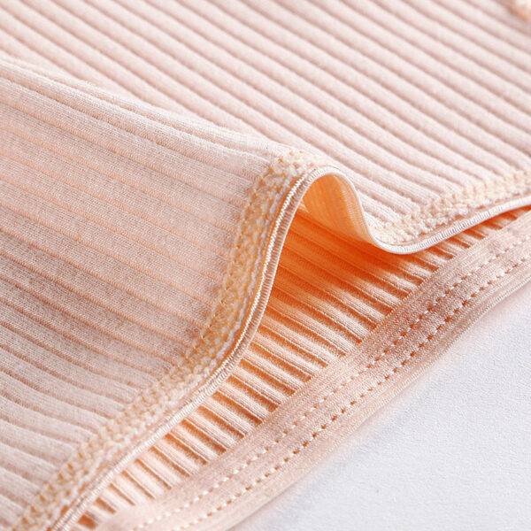 Figi prążkowane z koronką na co dzień i okazje Asja