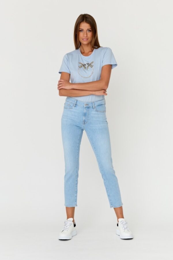 7 FOR ALL MANKIND Jasne jeansy damskie Wind Catcher